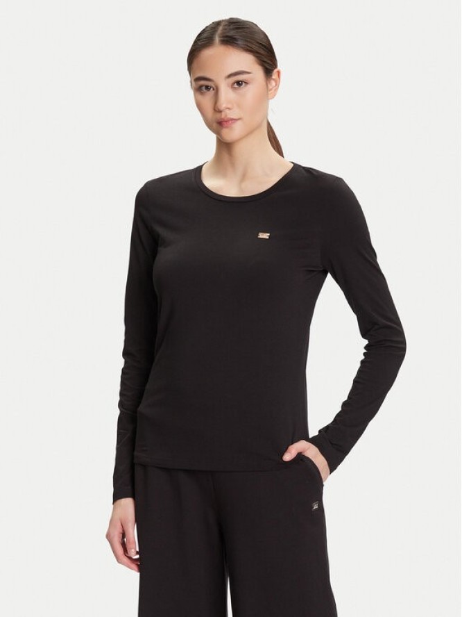 EA7 Emporio Armani Bluzka 7W000456 AF10373 UC001 Czarny Slim Fit