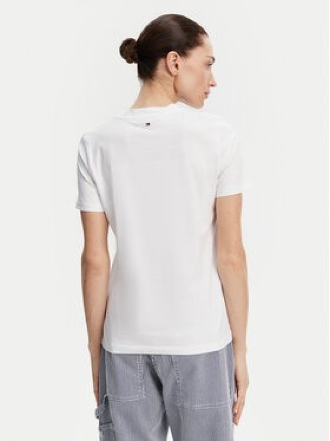 Tommy Hilfiger T-Shirt WW0WW45522 Biały Regular Fit