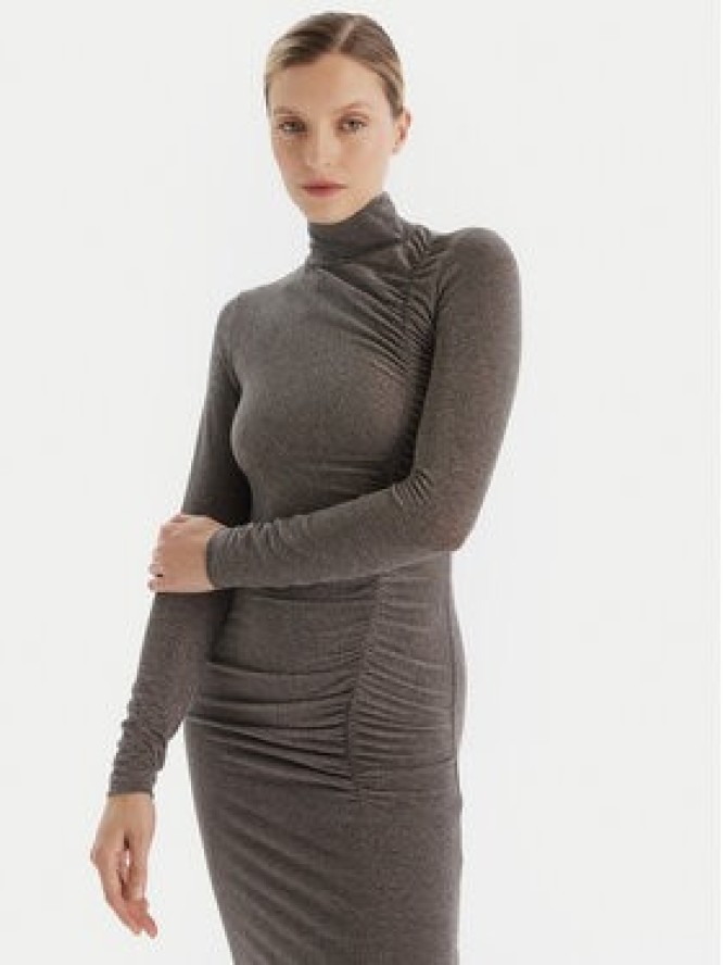 Artigli Sukienka koktajlowa ACAB003376 Szary Slim Fit