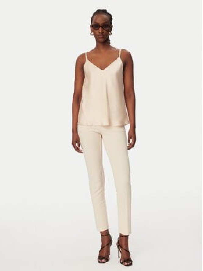 Rinascimento Spodnie materiałowe CFC0127865003 Beżowy Slim Fit