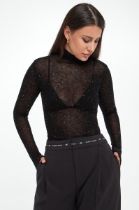 Golf damski wełniany Moss PINKO