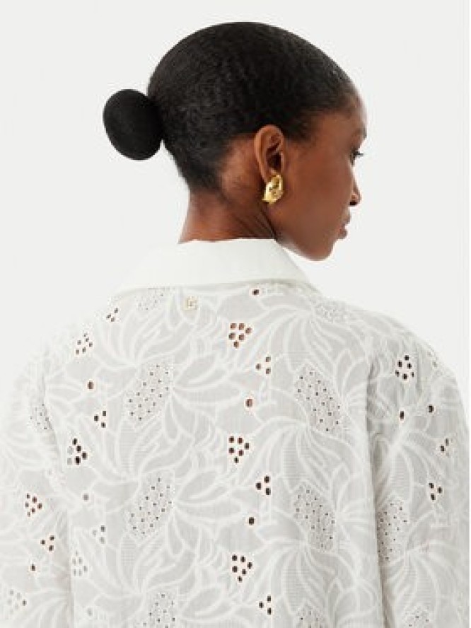 LOLA CASADEMUNT Bluzka LS2615055 Biały Relaxed Fit