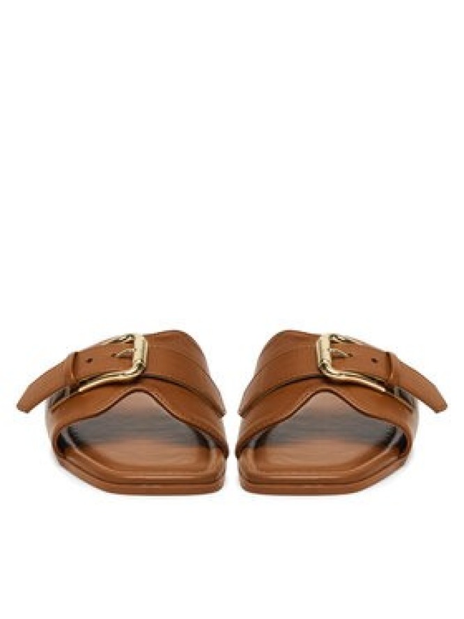 JENNY Klapki RS24SS03-160 Brązowy