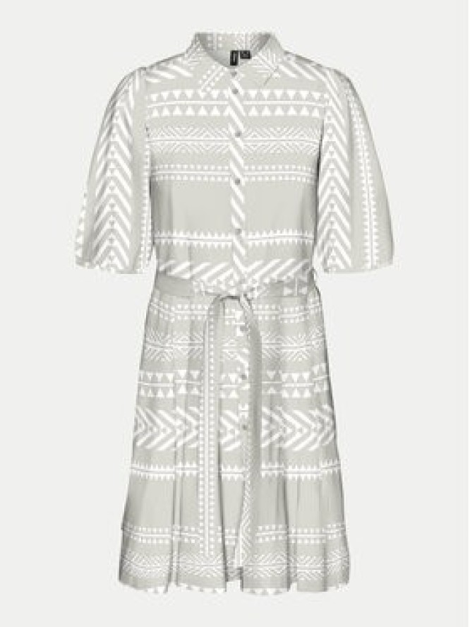 Vero Moda Sukienka koszulowa Dicthe 10303728 Beżowy Regular Fit