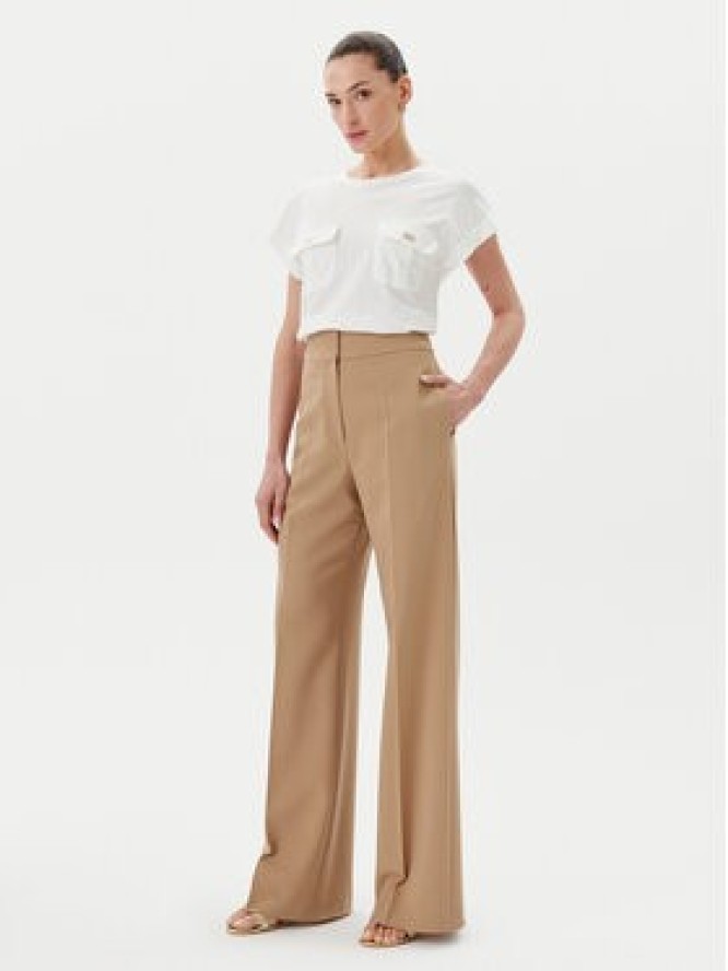 Rinascimento Bluzka CFC0122690003 Écru Regular Fit