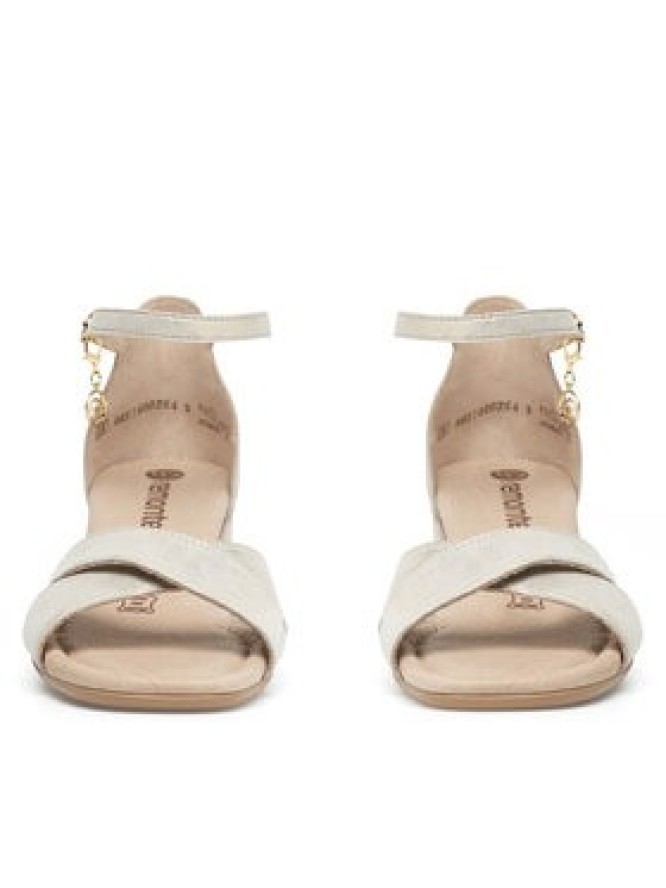 Remonte Sandały D1K50-90 Złoty