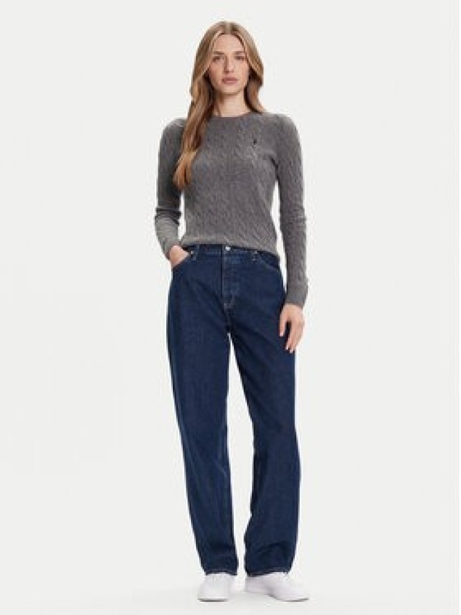 Polo Ralph Lauren Sweter 211971865501 Szary Slim Fit