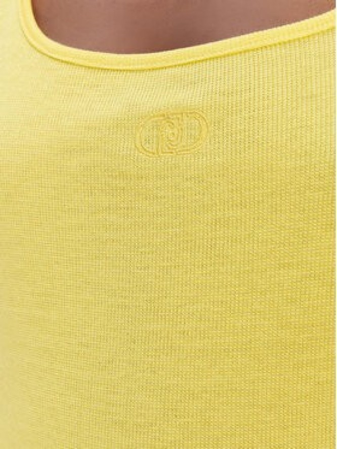 Liu Jo Sport Top TA6173 J3845 Żółty Regular Fit