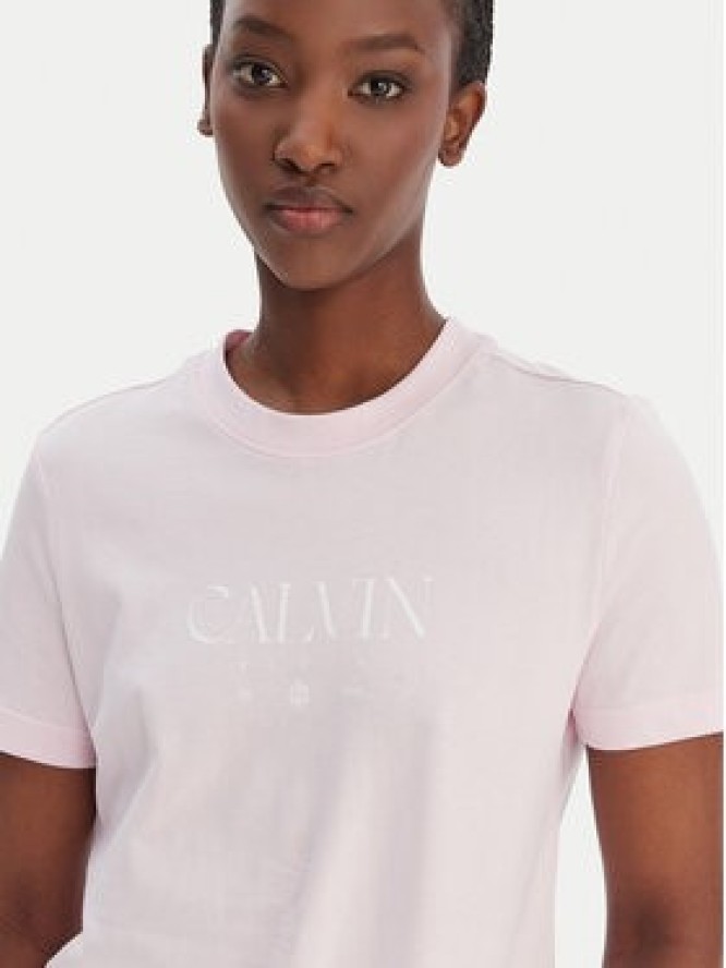 Calvin Klein Jeans T-Shirt Cktail Concept LV047E813G Różowy Regular Fit