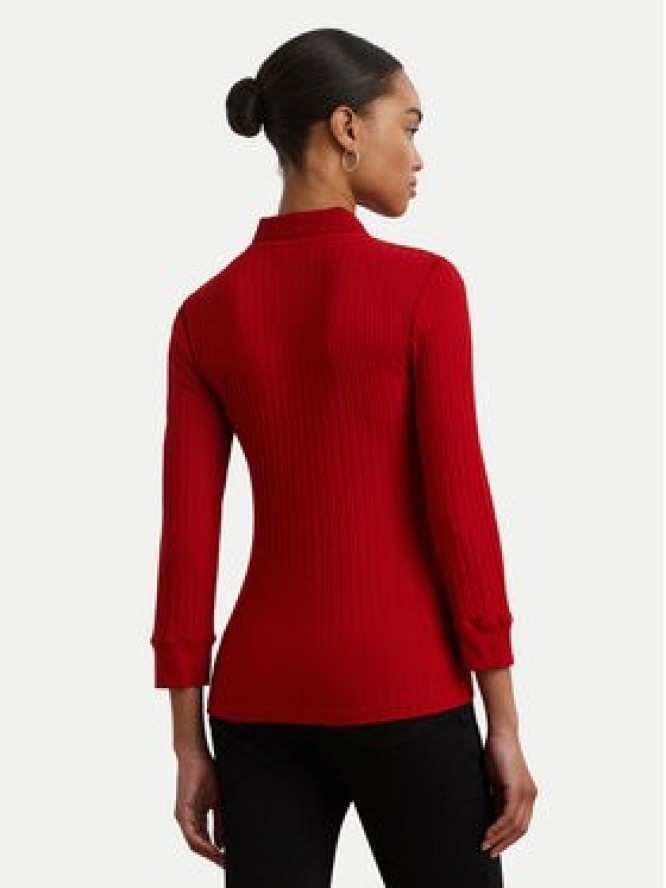 LAUREN RALPH LAUREN Sweter 200971091003 Czerwony Slim Fit