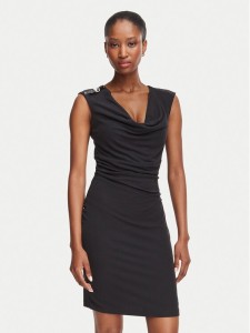 Guess Sukienka koktajlowa W6YK11 K4357 Czarny Slim Fit