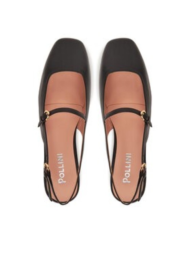 Pollini Sandały SA11031C1MTE0000 Czarny