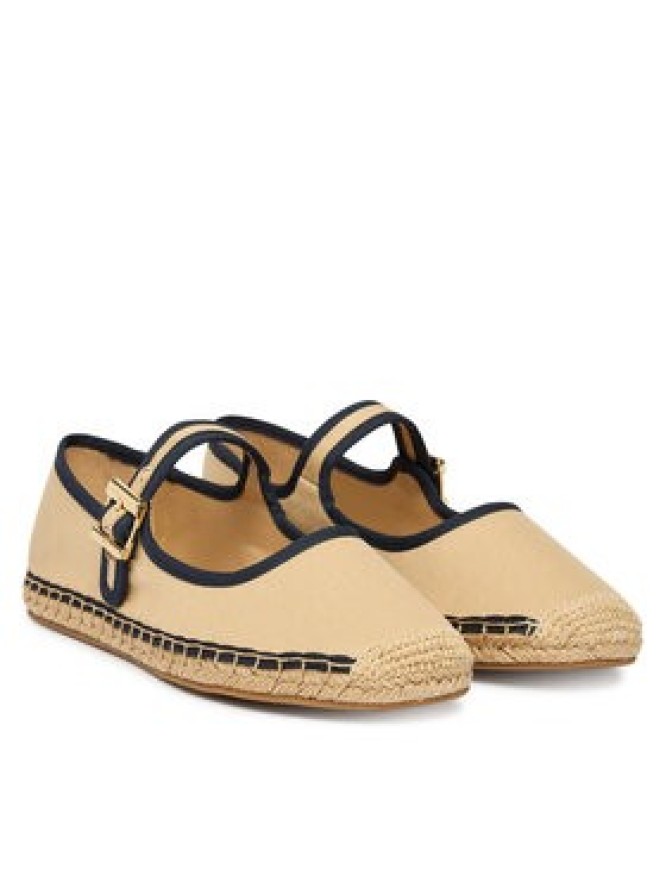 Tommy Hilfiger Espadryle Buckle Maryjane Espadrille FW0FW09239 Brązowy