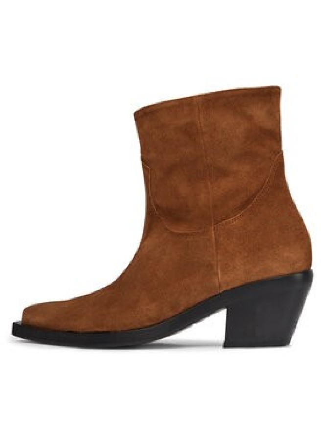 PINKO Botki Mozart Texano Al 23-24 BLKS1 102025 A0N8 Brązowy