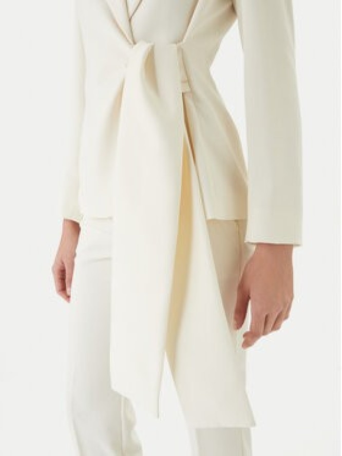 Marella Marynarka Meandro 2613041053 Écru Slim Fit