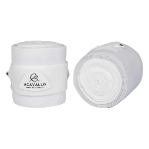 Elastyczne bandaże polo dla koni Acavallo (x2)