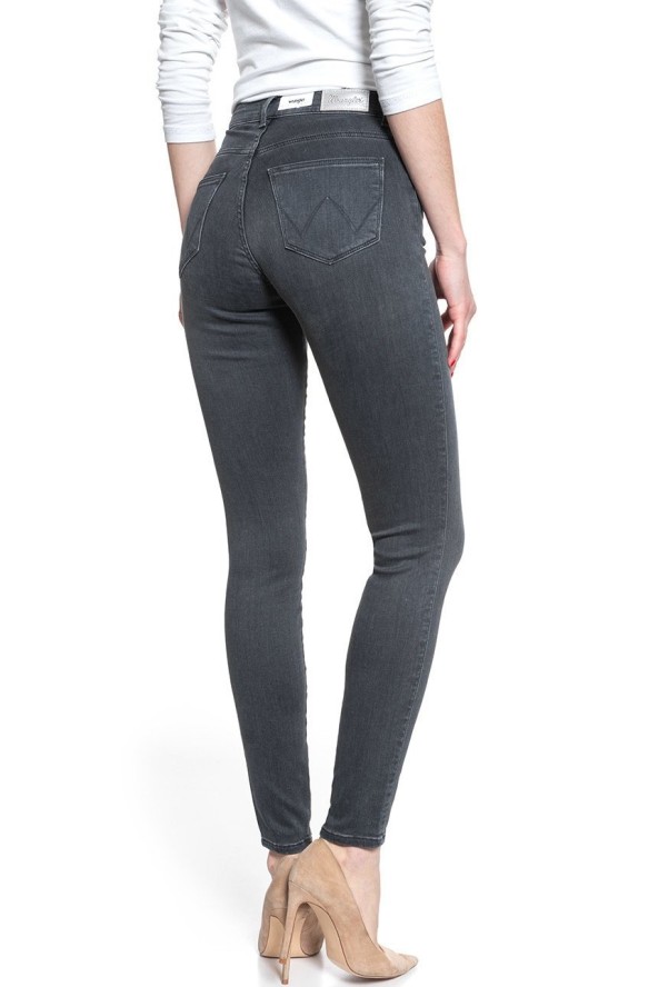 WRANGLER HIGH RISE SKINNY SOFT GREY W27HUR19L 112128131
