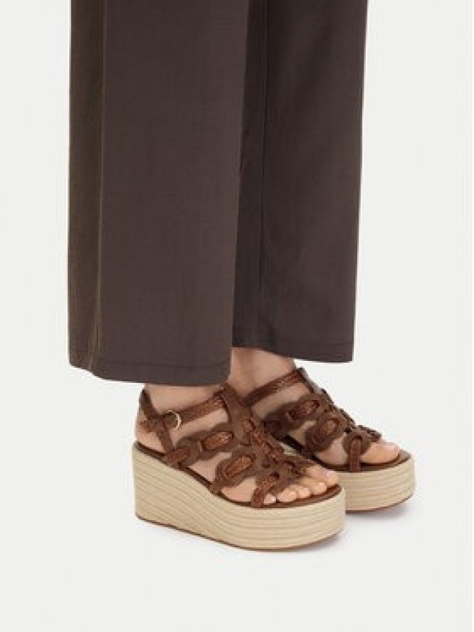 Badura Sandały EO-AMANI-LT0228-26-806 Brązowy