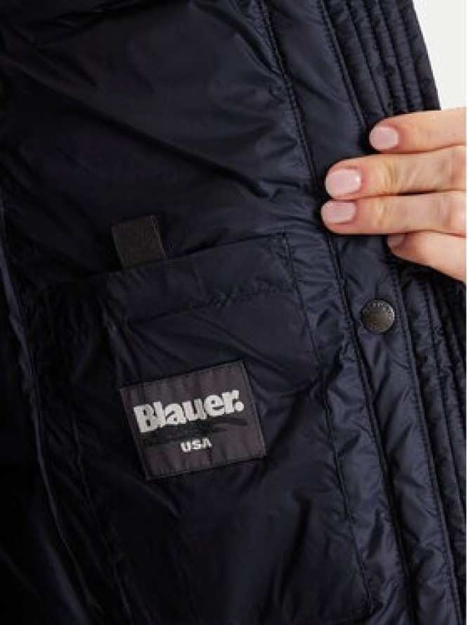 Blauer Kurtka puchowa 25WBLDK03101 Granatowy Regular Fit