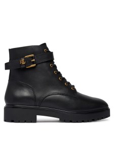 LAUREN RALPH LAUREN Trzewiki Allyson Logo Bo Bte 802P12046001 Czarny