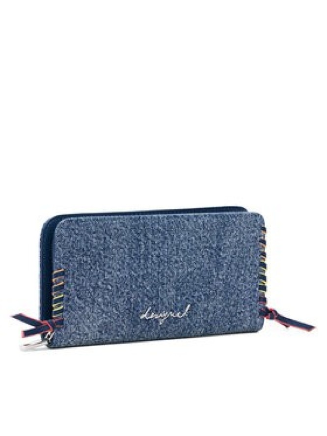 Desigual Portfel 26SAYD05 Niebieski