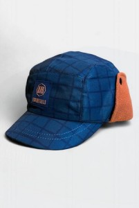 Czapka typu „trapper” dla dorosłych, unisex, z podszewką z polaru – liliowa