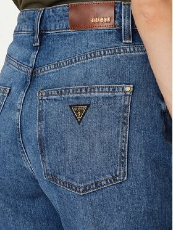 Guess Jeansy W6YA3J D1541 Niebieski Tapered Leg