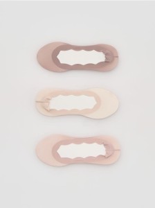 Skarpetki baleriny 3 pack - beżowy