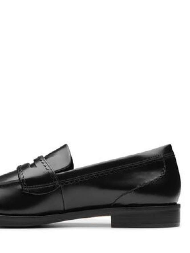 Clarks Mokasyny Straven Edge 26181277 Czarny