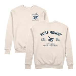 Bluza Save the Ocean – Okrągły dekolt / Dorosły (Ecru)