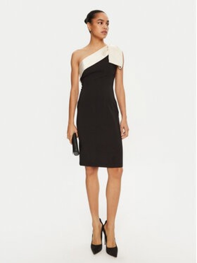 Rinascimento Sukienka koktajlowa CFC0019754002 Czarny Slim Fit