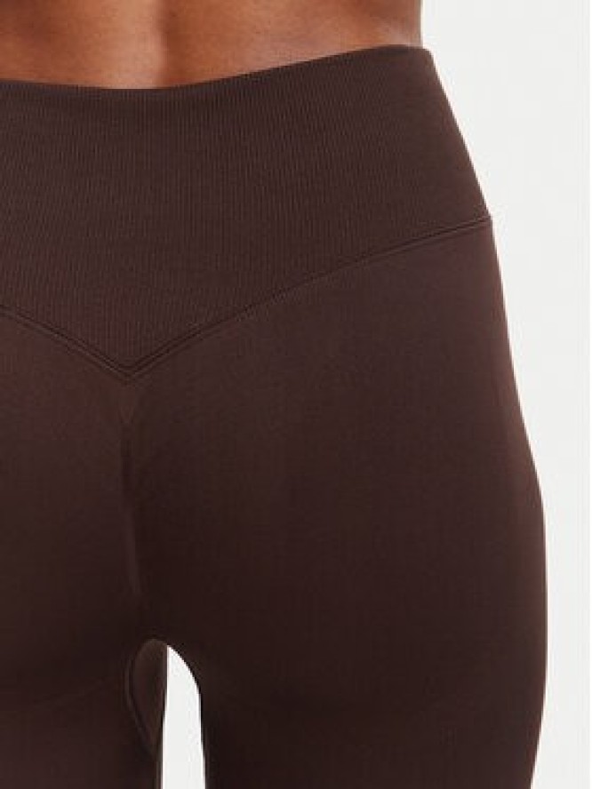 adidas Legginsy Essentials Seamless Leggings IA4522 Brązowy Slim Fit