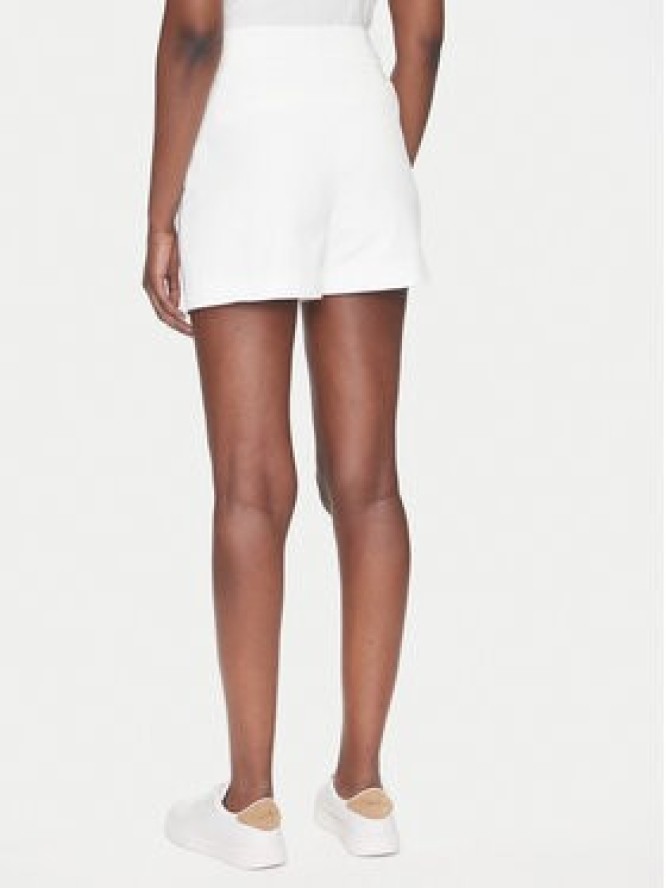 Morgan Szorty materiałowe 251-SHEON Biały Straight Fit