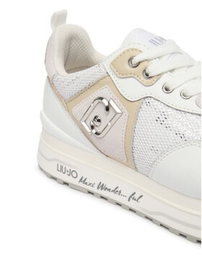 Liu Jo Sneakersy Maxi Wonder 01 BA6009 PX077 Biały