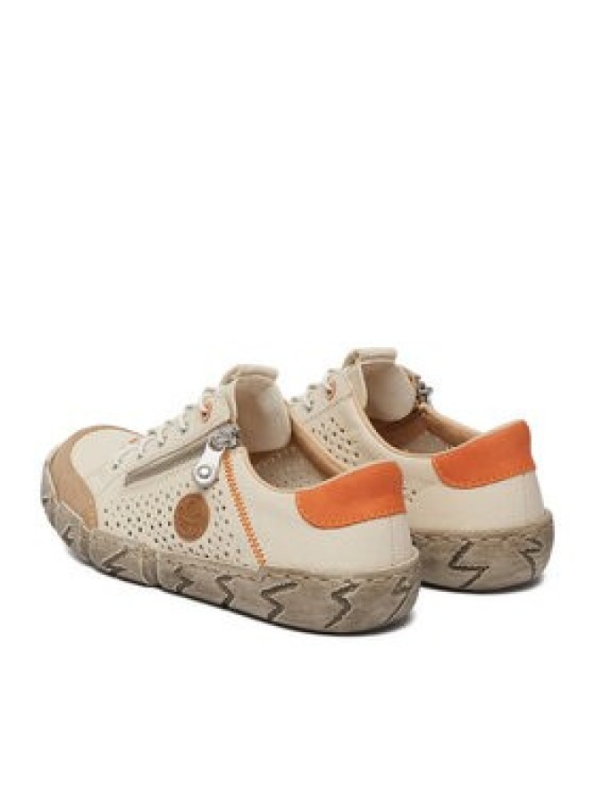 Rieker Półbuty L0355-61 Beżowy