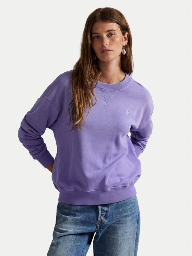 Polo Ralph Lauren Bluza 211971690006 Fioletowy Relaxed Fit