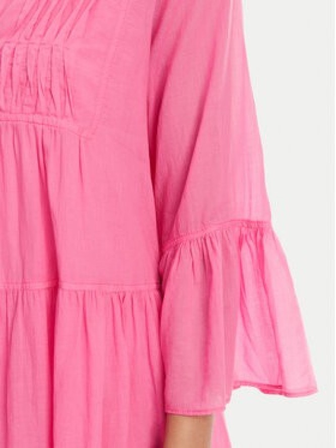 Devotion TWINS Sukienka letnia Symbol 025.329.1G Różowy Loose Fit