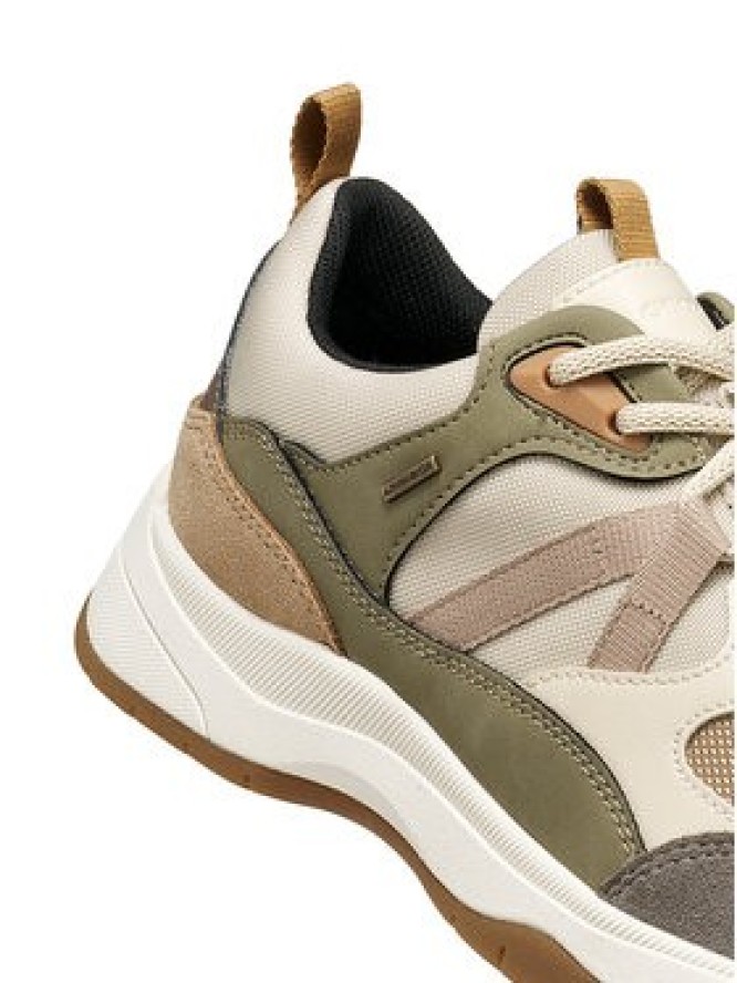 Geox Sneakersy D Berinike B Abx D563NB 011EK C5VF3 Beżowy