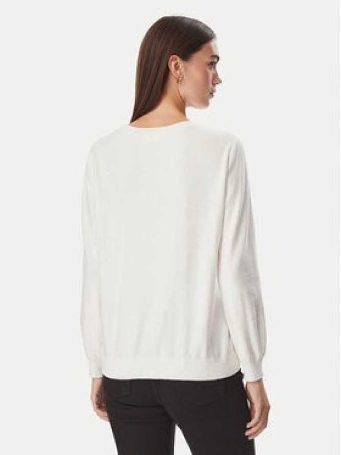 Liu Jo Sport Sweter TF6037 MS049 Kremowy Regular Fit