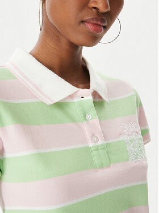 Juicy Couture Polo Juicy Puff JCGCT126015 Zielony Slim Fit