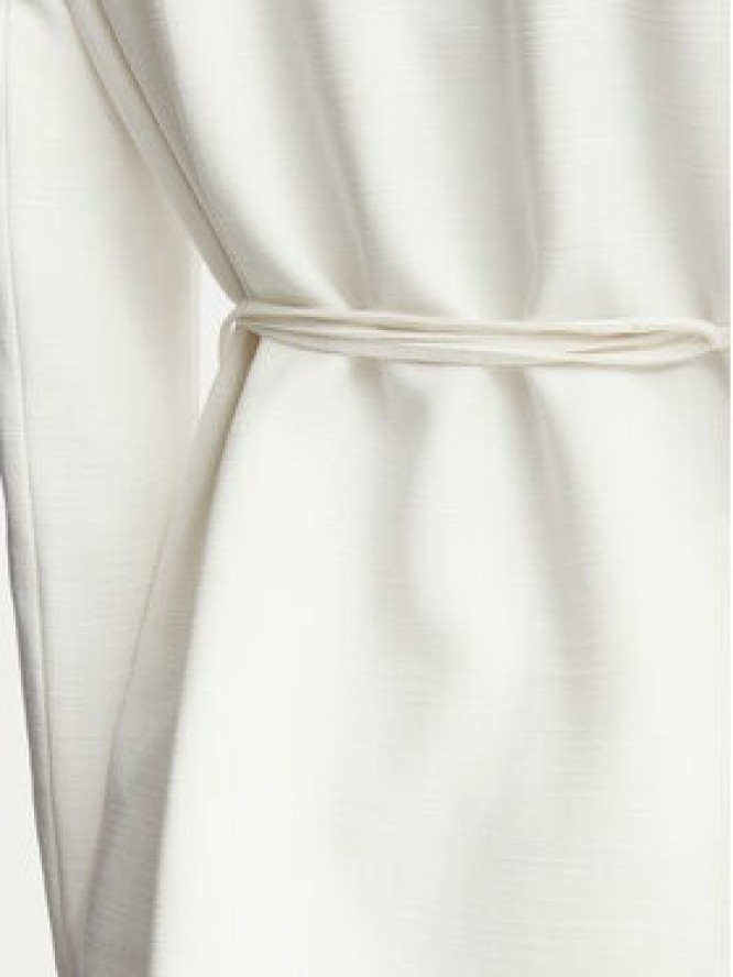 Calvin Klein Marynarka LV044F408G Kremowy Regular Fit