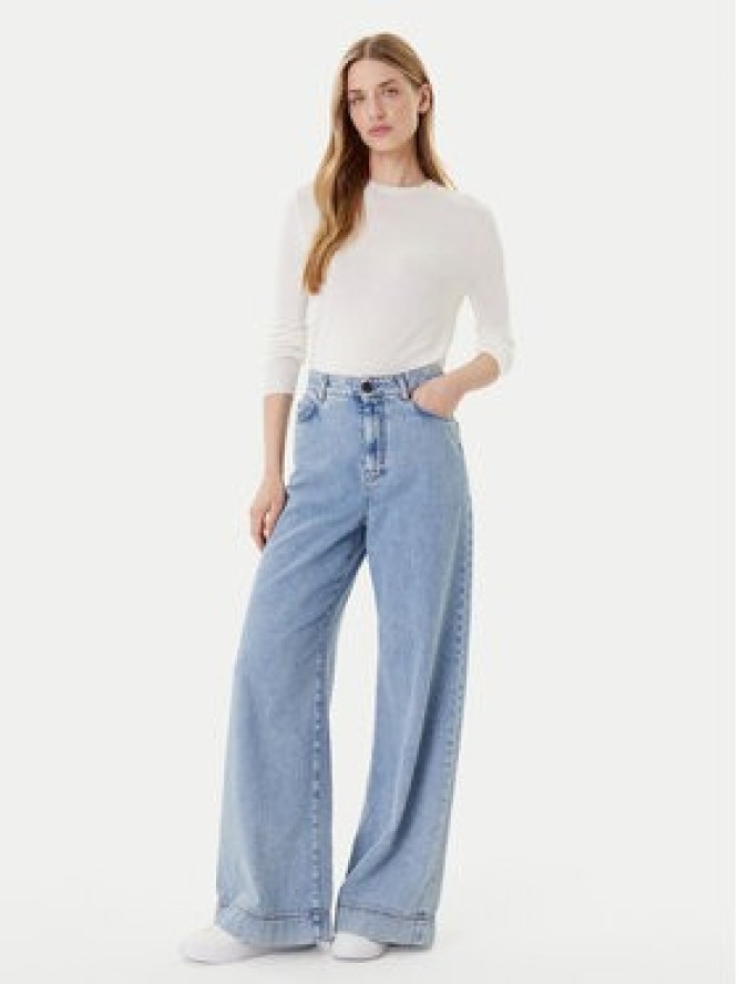 Calvin Klein Sweter LV044C339G Écru Regular Fit