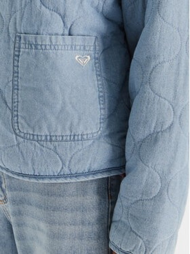 Roxy Kurtka przejściowa Not So Basic ERJJK03675 Niebieski Regular Fit