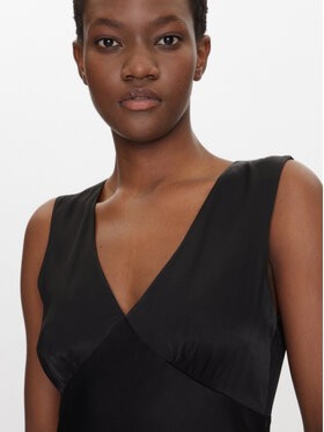 Fracomina Sukienka koktajlowa FS25SD2004W73201 Czarny Slim Fit