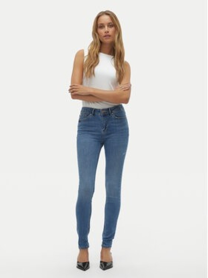 Vero Moda Jeansy Flash 10300173 Niebieski Skinny Fit
