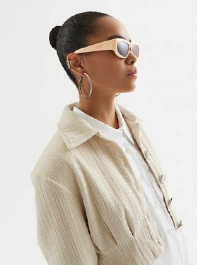 JACQUEMUS Okulary przeciwsłoneczne JAC2C2SUN Beżowy