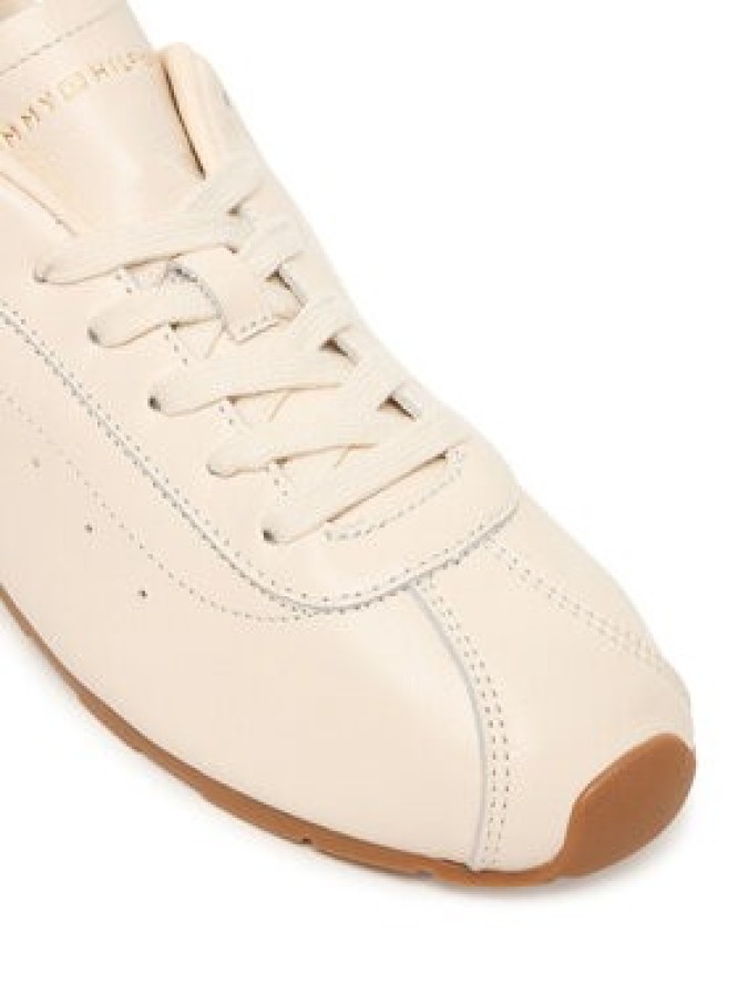 Tommy Hilfiger Sneakersy Th Low Profile Runner FW0FW08951 Écru