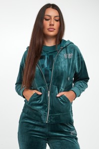 Bluza damska welurowa DKNY