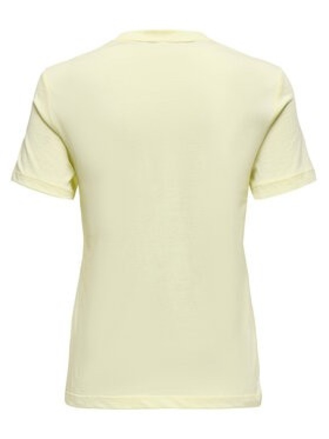 ONLY T-Shirt Fun Life 15349901 Żółty Regular Fit