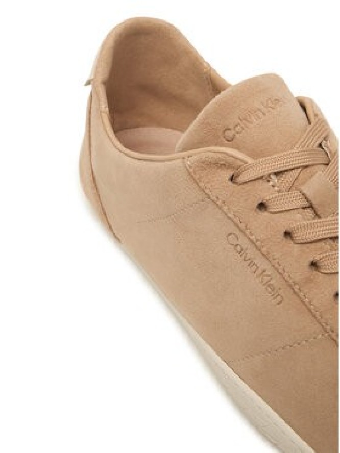 Calvin Klein Sneakersy Baller Sneaker Laceup HW0HW03263 Beżowy